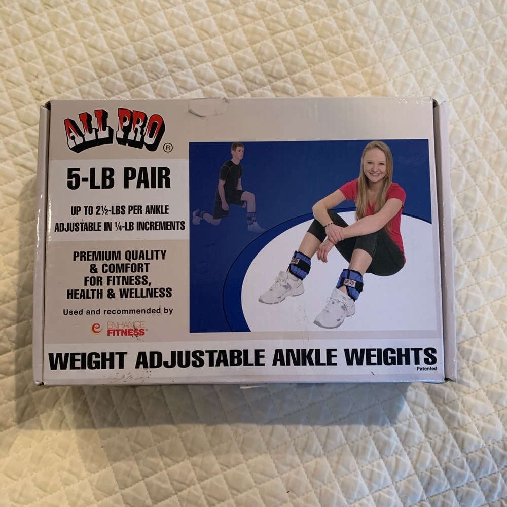 Ankle Weights 5lb adjustable